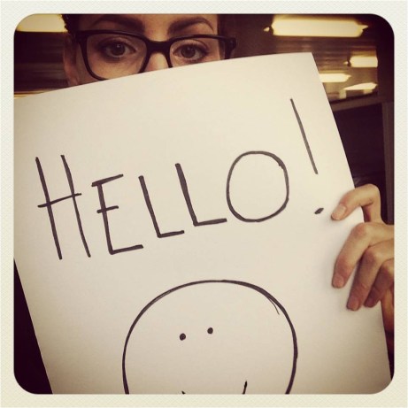 #helloworld; Sarah Nünlist