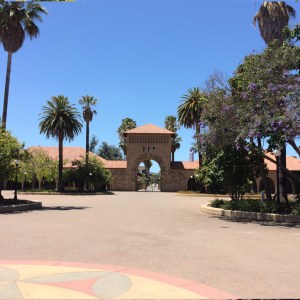 Auf dem Campus der Stanford University.